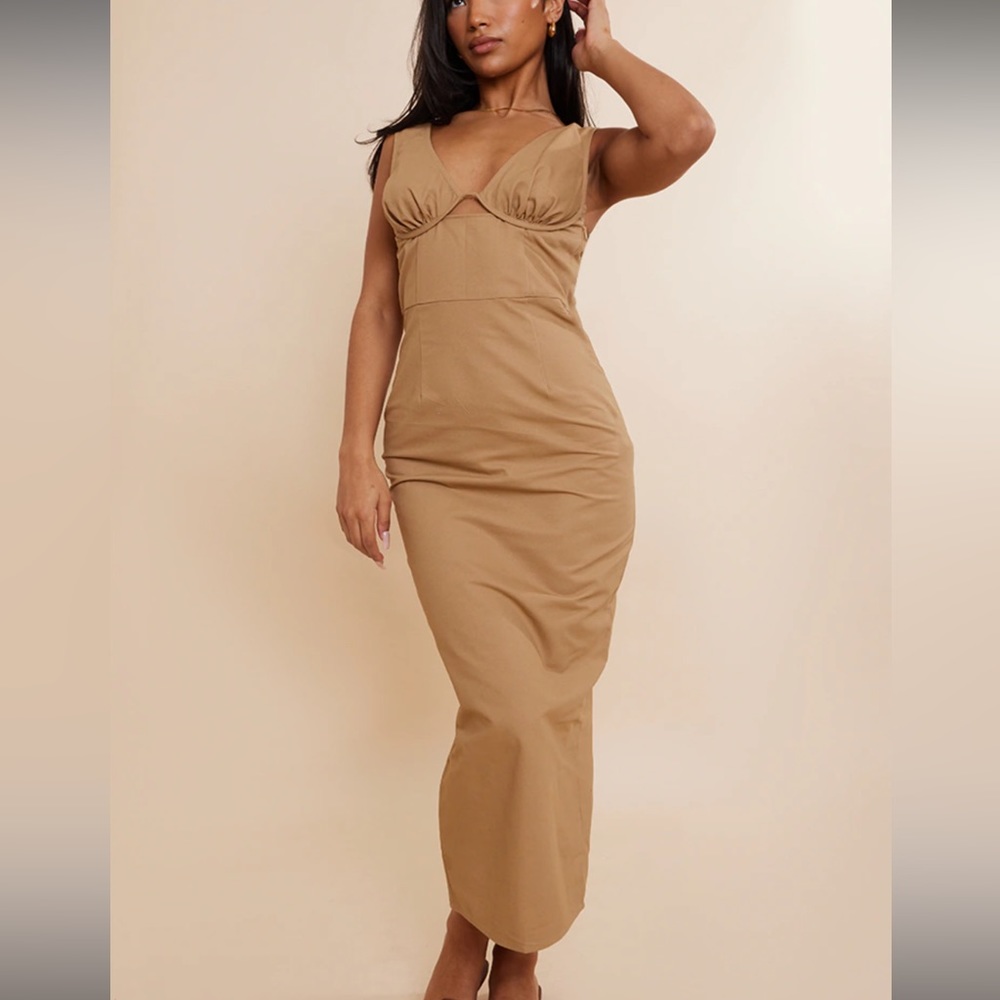 NWT- Low Cut Midi dress